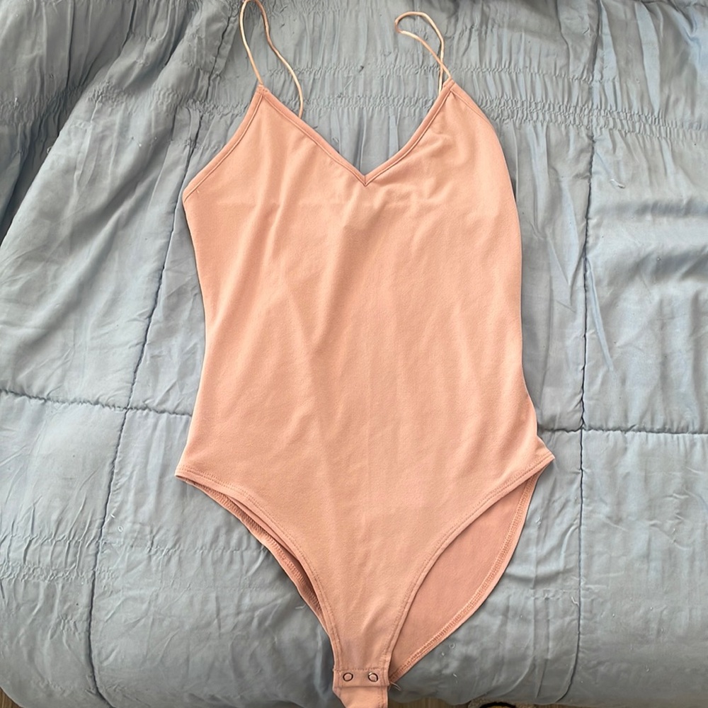 Pink tank bodysuit